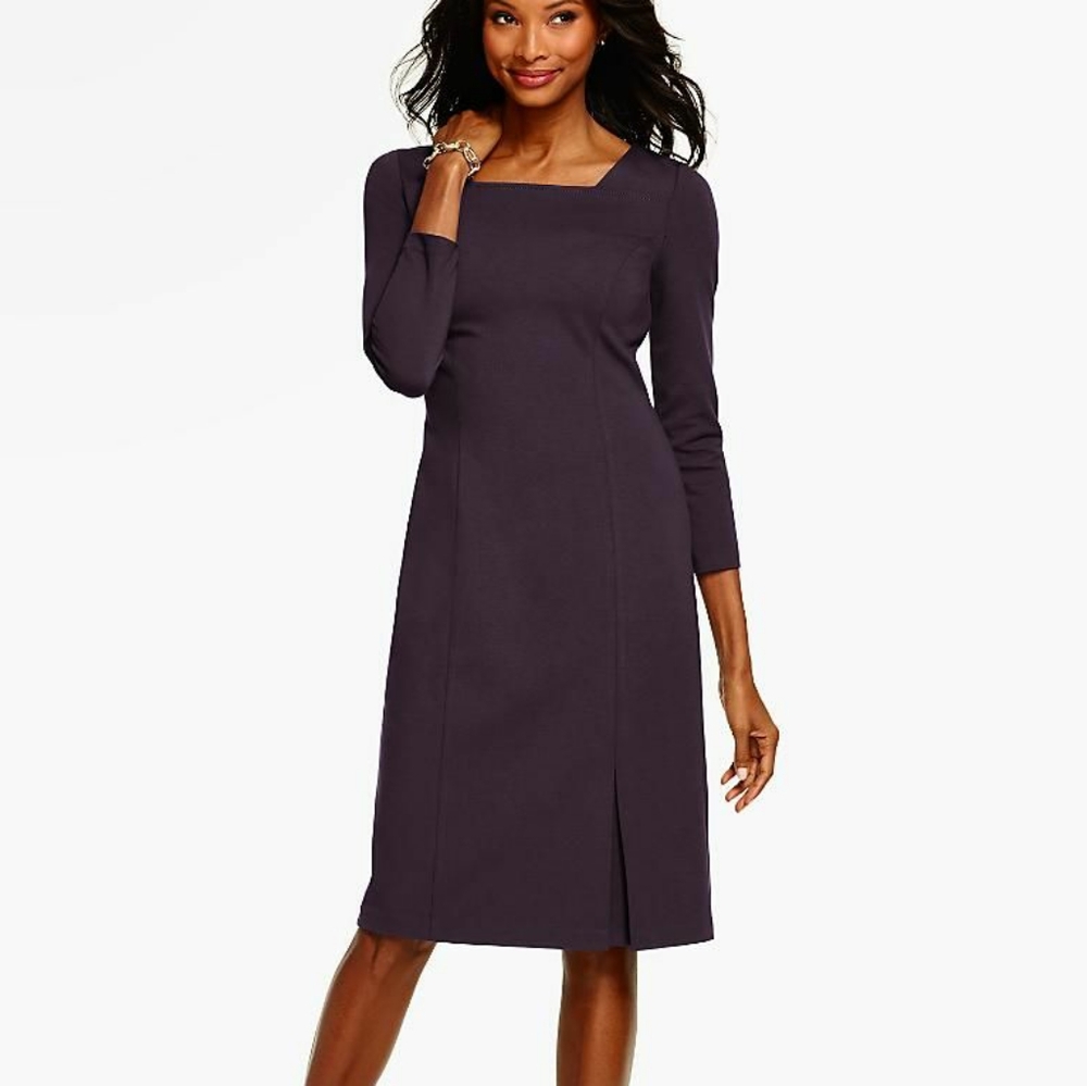 Dark plum dress